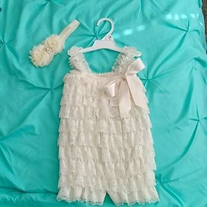 Vintange First Birthday Photo Outfit